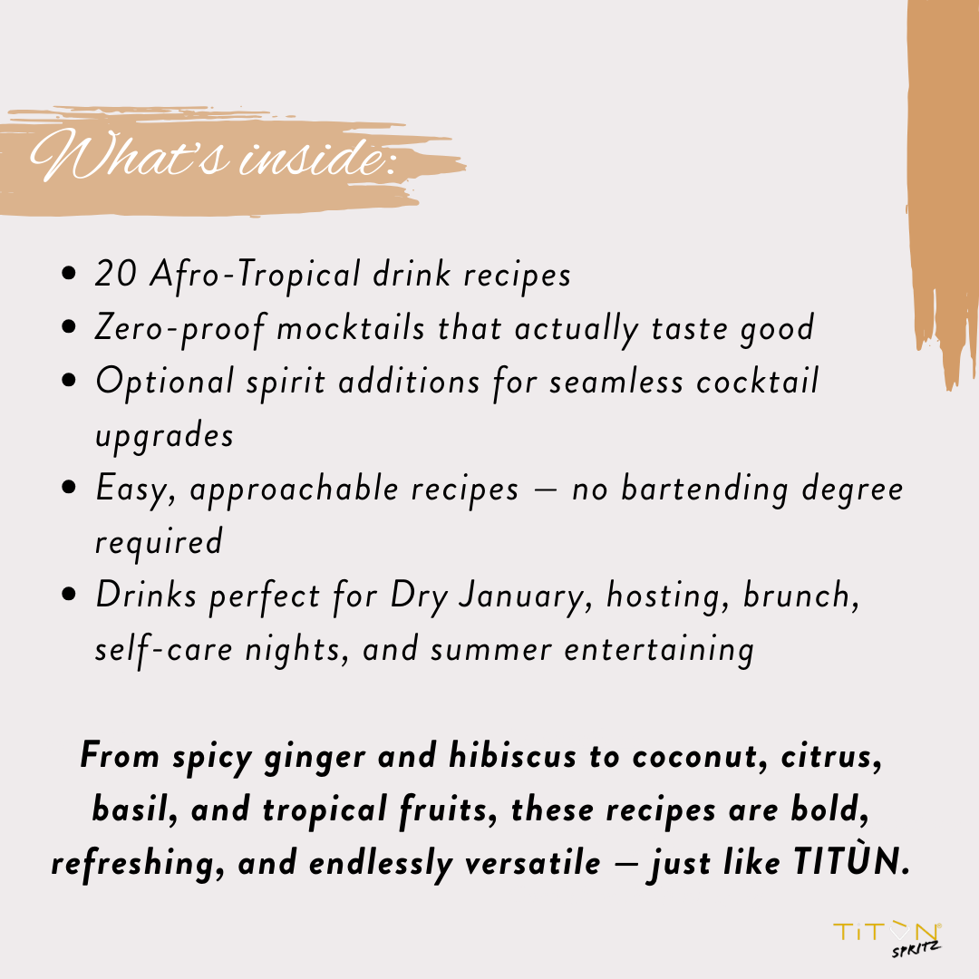 Sip Without Limits: 20 Afro-Tropical Cocktails & Zero-Proof Recipes