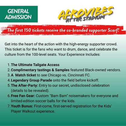 Afrovibes at the Stadium 2026 - GA